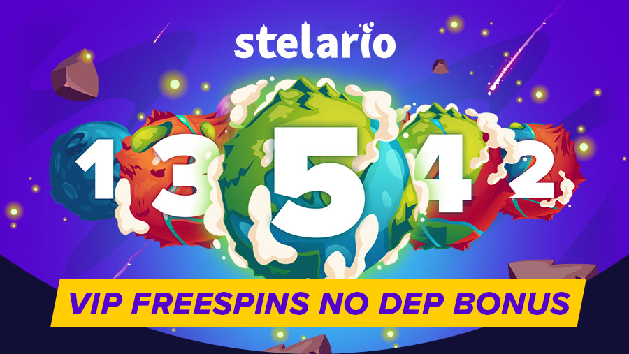 Stelario Bonus Code 25 No Deposit FS September 15/09/2023